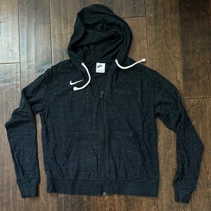 Nike Charcoal Speckled Hoodie